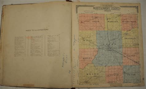 Standard Atlas Of Montgomery County Indiana Curtis Wright Maps