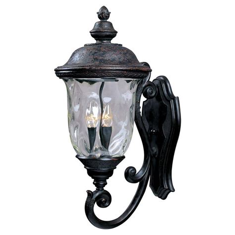 Maxim Lighting Carriage House Dc 3 Light Oriental Bronze Outdoor Wall