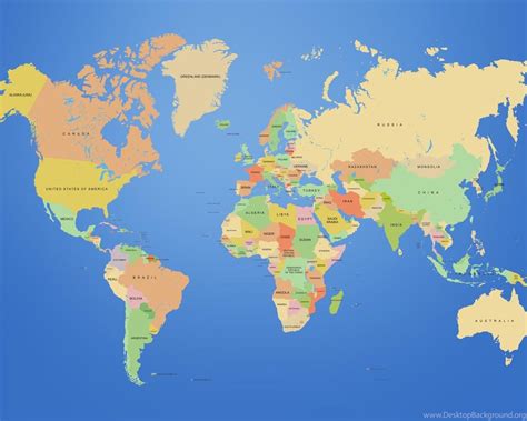 World Map Desktop Backgrounds Wallpapers Cave Desktop