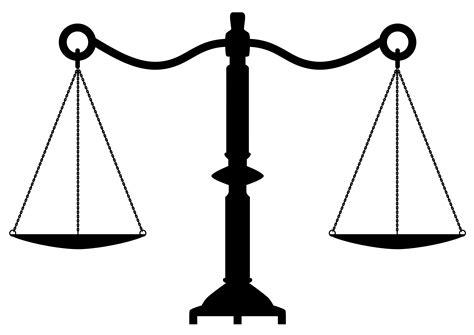 Scales Of Justice Vector Clipart Best