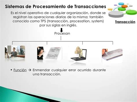 Sistemas De Procesamiento De Transacciones Tps Ejemplos Nuevo Ejemplo