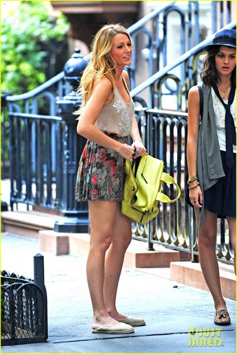 Blake Lively Gossip Girl Set With Chace And Penn Photo 2695973 Blake Lively Chace Crawford