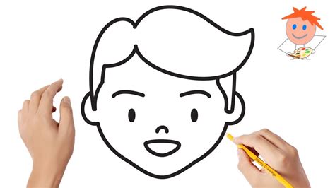 How To Draw A Boy Head Easy Drawings Youtube