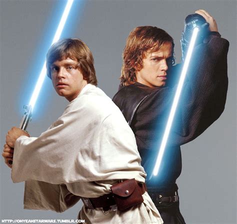 Luke And Anakin Skywalker Star Wars Anakin And Luke Skywalker