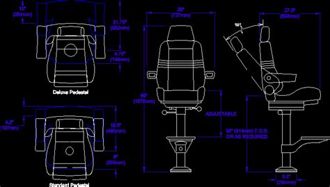 Adjustable Office Chair 2d Dwg Block For Autocad Designs Cad