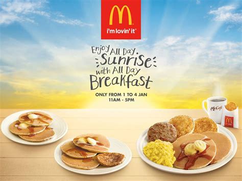 Mcdonalds To Offer All Day Breakfast First Four Days In The New Year