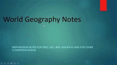 World Geography Upsc Preliminary Notes On Rivers Youtube