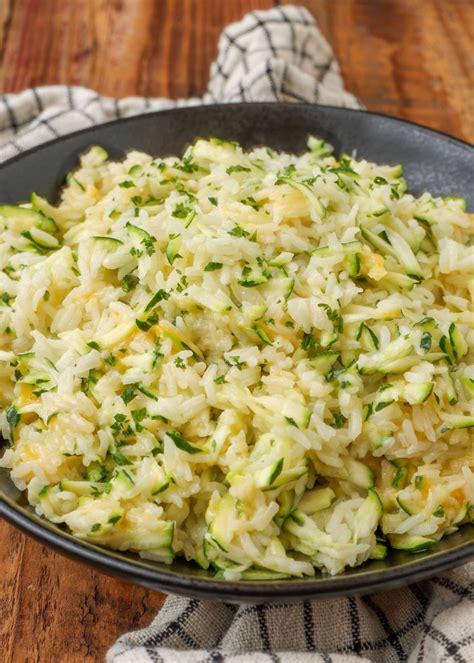 Cheesy Zucchini Rice Vegetable Recipes