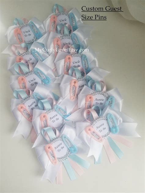 Gender Reveal Pins Blue Or Pin Gender Reveal Party Gender Etsy Balloon Centerpieces Glitter
