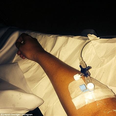 Lauren Goodger Posts Snap From Dubai Hospital Bed After Collapsing Due To Dehydration Daily