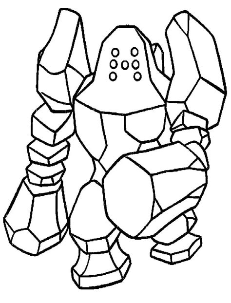 Regirock 2 Coloring Page Free Printable Coloring Pages For Kids