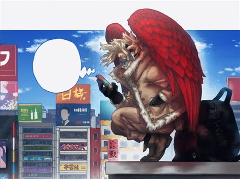 Everyone gets a different one and the forces are used for good as well as evil, so that there is always a fight between superhelden and superschurken. Colored Hawks Panel : BokuNoHeroAcademia