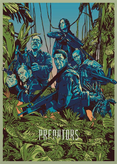 The Predator 2018 Film Posters（the Salutatory Theme Predator