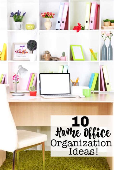 10 Home Office Organization Ideas Momof6