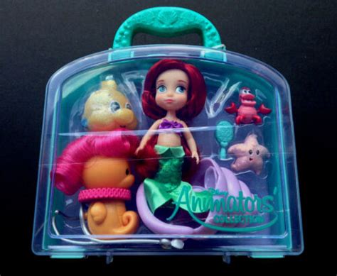Disney Store Animators Collection 5 Mini Doll Play Set Ariel