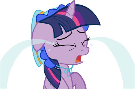 Twilight Sparkle Crying With Bonnet By Mighty355 On Deviantart
