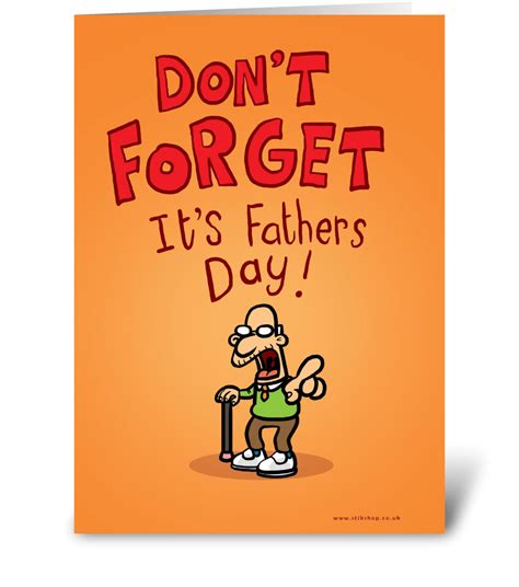 Dont Forget Fathers Day Card Send This Greeting Card Designed By