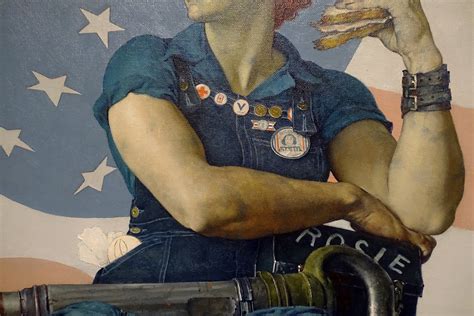 Rockwell Rosie The Riveter Detail 1943 Norman Rockwell Flickr