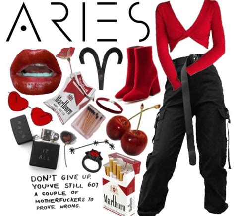 Aries Outfit Shoplook Aries Outfits Venus In Aries Aries Aesthetic