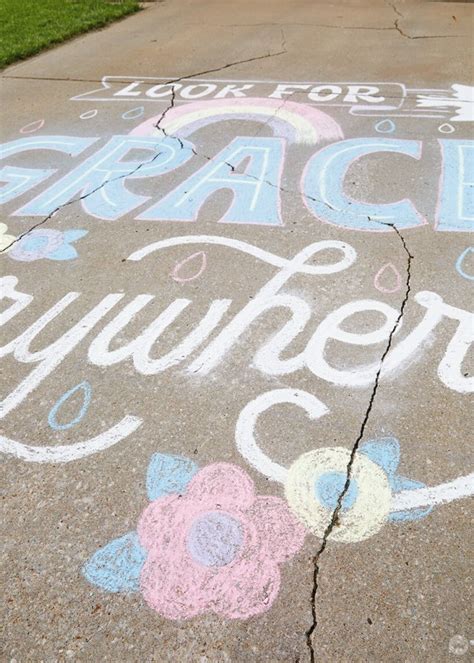 Sidewalk Chalk Messages Tips And Ideas From Hallmark Artists Think
