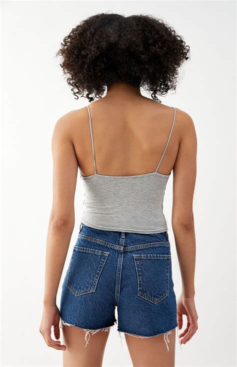 Ps Basics By Pacsun Easy Cropped Cami Top Pacsun