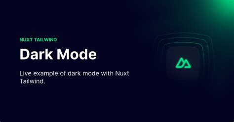 Dark Mode Tailwind Css Module For Nuxt