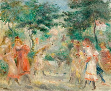 Renoir Enfants Dans Le Jardin De Montmartre 1895 Tuttart