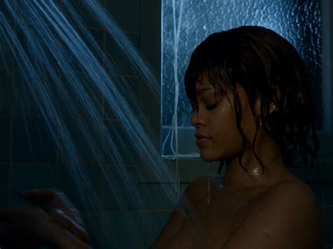 Rihanna Takes A Shower In The Bates Motel