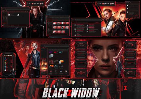 Black Widow Premium Theme For Windows 11 By Protheme On Deviantart