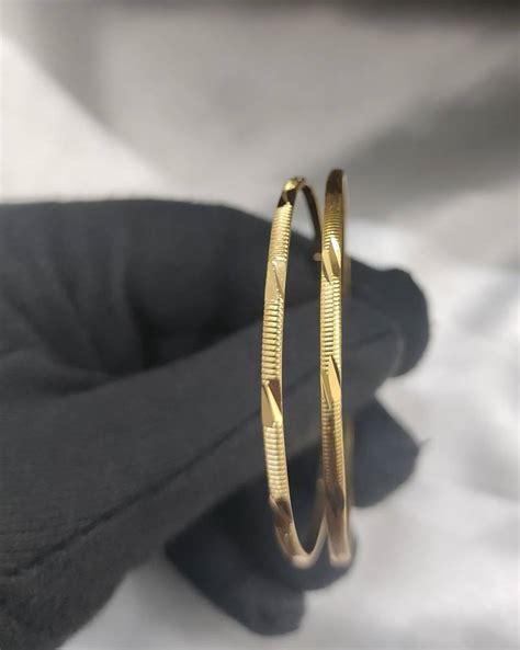Gold Plated Bangle Itscustommade 1142470