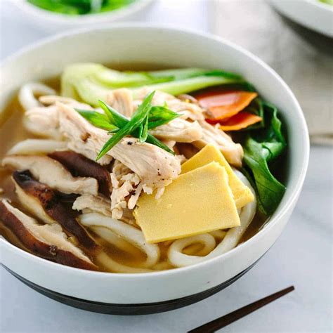 Done in about five hours, it can continue to simmer in the slow cooker up to four hours more without turning mushy. Japanese Chicken Udon Soup Recipe with Bok Choy | Jessica ...