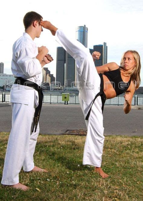 Highkick Karate Martial Arts Girl Women Karate