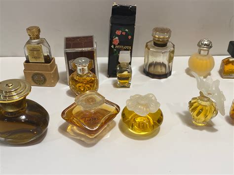 Vintage Box Of Miniature Perfumes Lot Of 17 Pre Owned Etsy
