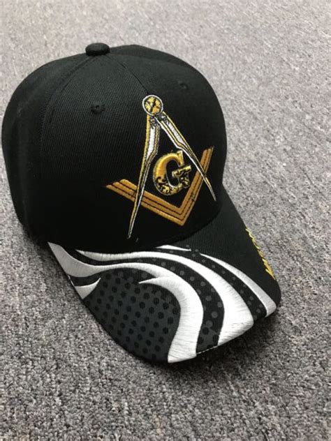 Mason Cap Freemason Cap Masonic Caps Black Color One Size Ebay