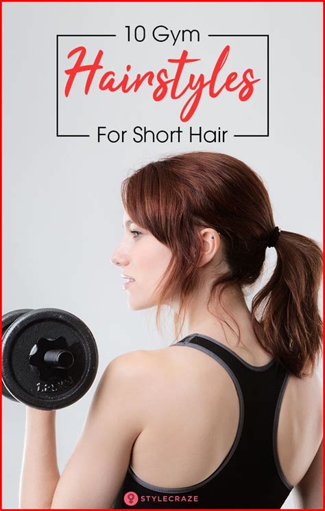 10 Sporty Gym Hairstyles For Short Hair Gym Hairstyles Workout