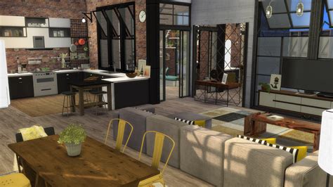 Luxury And Modern Loft Download Tour Cc Creators The Sims 4 Dinha