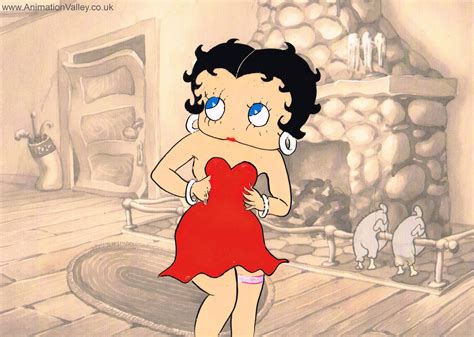 Original Betty Boop Production Cel Animation Cels Photo 34952753