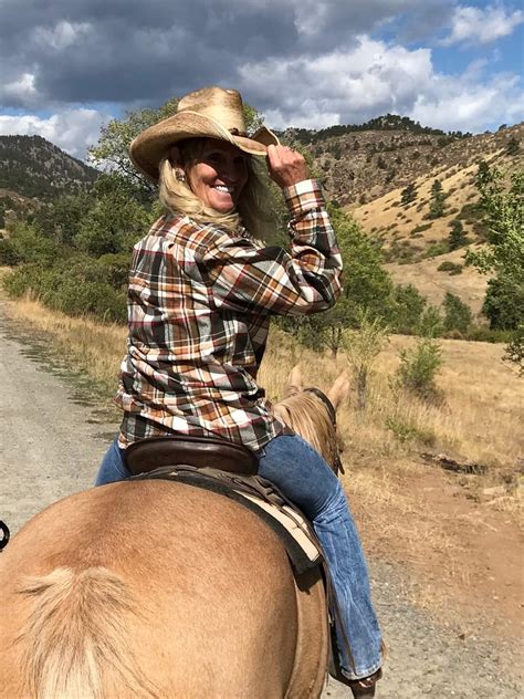 Cowgirl Happy Colorado Ranch