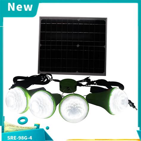 9w Solar Powered Led Shed Lights Remote Control Solar Lighting System