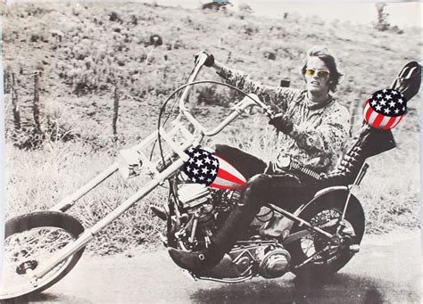 Original 1969 Easy Rider Poster Peter Fonda Captain America Chopper