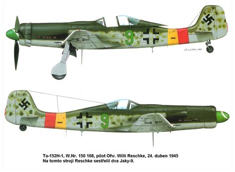 Luftwaffes Fastest Piston Fighter Focke Wulf Ta 152 World War Wings Images