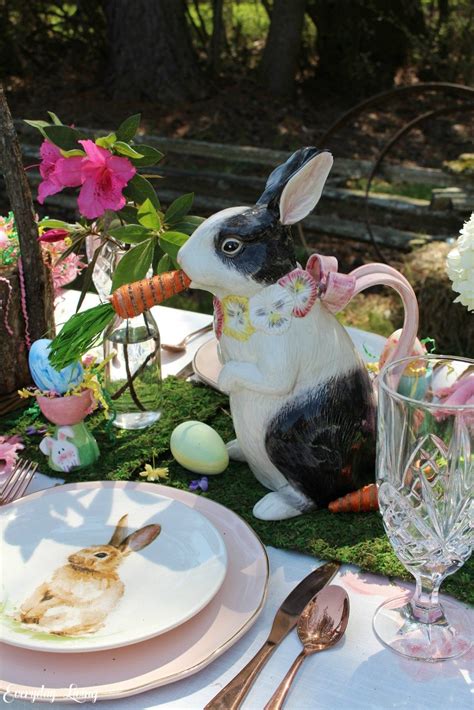 An Easter Picnic Easter Table Easter Eggs Easter Bunny Japanese