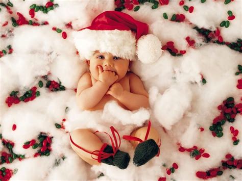 20 ideas de fotos para recordar la primera navidad de tu bebé