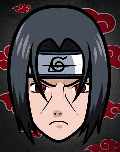 How To Draw Itachi Easy Step By Step Drawing Guide By Dawn Dragoart