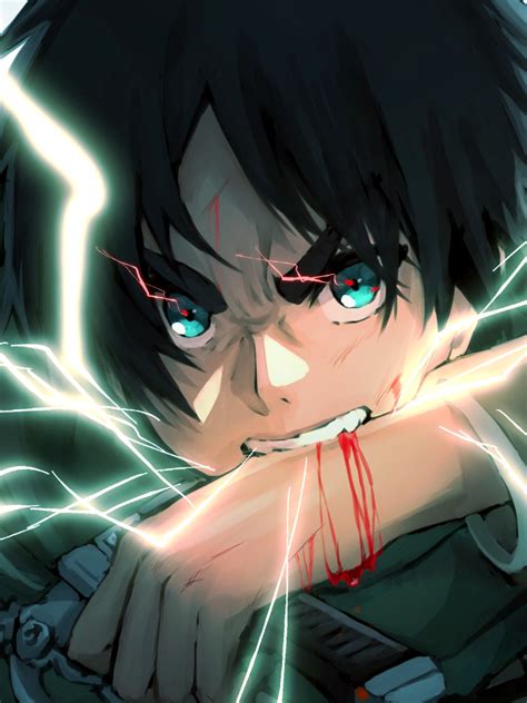 1620x2160 Resolution Eren Yeager Anime Art 4k 1620x2160 Resolution