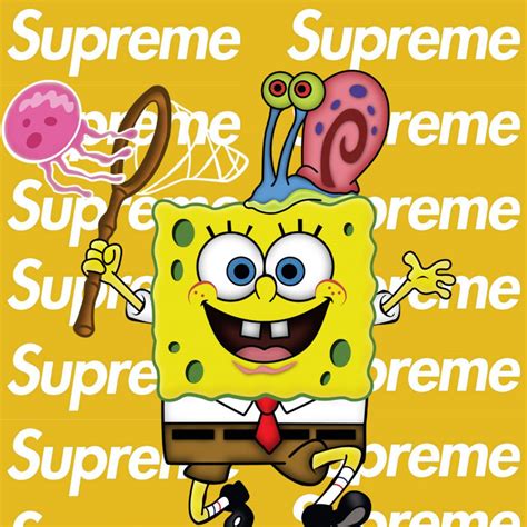 Spongebob Supreme Pfp Hypebeast Cartoon Wallpapers Top Free Gambaran
