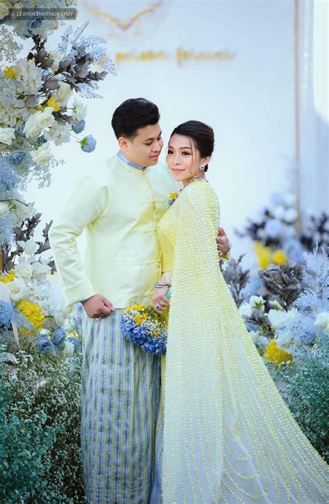 Burmese Couple🇲🇲 Wedding Couple Poses Couple Posing Wedding Couples Traditional Dresses