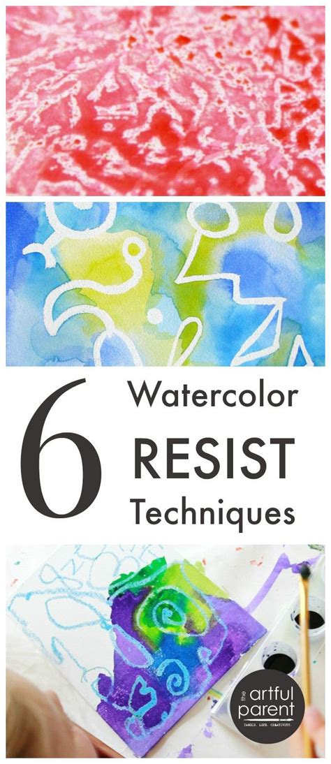 6 Amazing Watercolor Resist Techniques To Try With Kids Kids