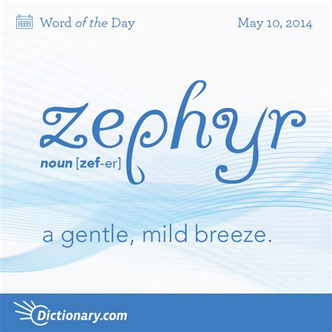 Zephyr Word Of The Day Weird Words Uncommon Words