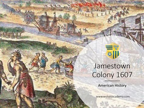 The Jamestown Colony 1607 Teaching Resources